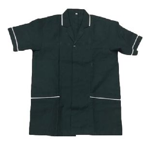 Dark Green Hospital Staff Uniform