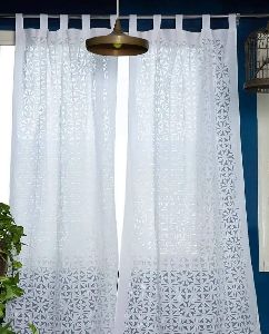 Applique Work Curtain