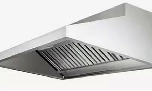 Stainless Steel Kitchen Hood with Baffle Grease Filters