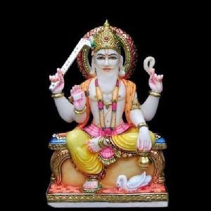 marble vishwakarma statue