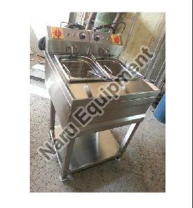 Chefrange Double Deep Fryer with Stand