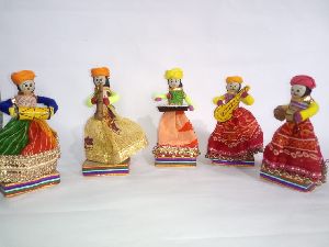 Rajasthani Puppet Musician Set - Male