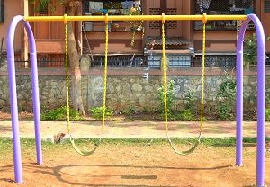 Double Arch garden Swing