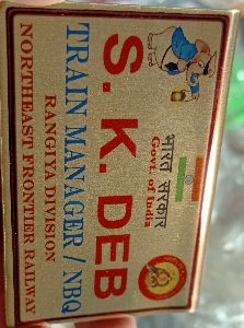 Metal Pocket Name plate