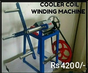 Cooler coil winding machine