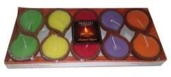 colored diyas