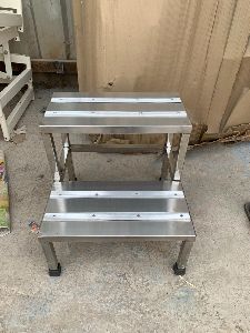 Stainless Steel Double Foot Step