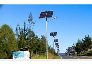 solar street light pole