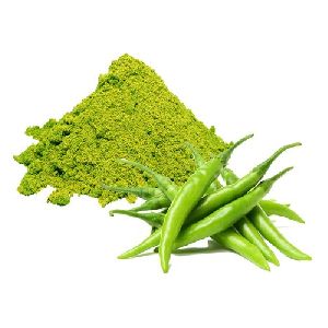 Dehydrated Green Chilli Powder