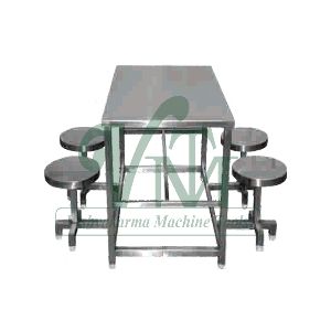 Stainless Steel 4 Seater Table