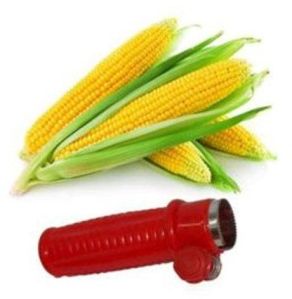 Red Plastic Corn Peeler