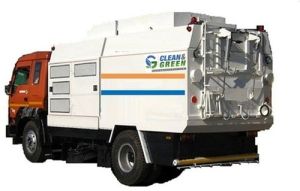 truck mounted road sweeper