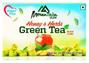 Mountain Glen Honey and Herbs Sugar Free Green Tea