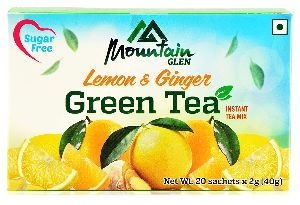 Mountain Glen Lemon and Ginger Sugar Free Green Tea