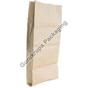Brown HDPE Laminated Paper Bag