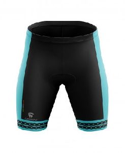 Blue Men's Cycling Shorts