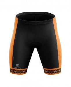 Orange Men's Cycling Shorts