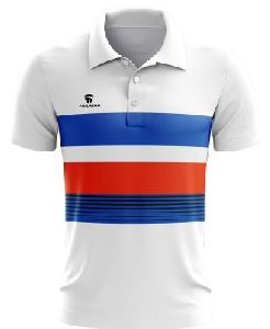 Polyester Printed Polo T-Shirts