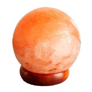 Globe Orange Himalayan Rock Salt Lamp