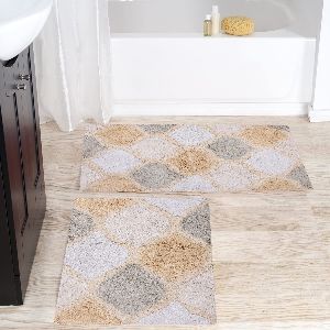 Cotton pastel color Bath mat