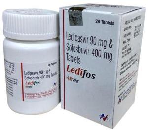 Ledifos Ledipasvir 90mg + Sofosbuvir 400mg Tablet