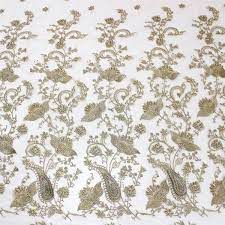 Polyester embroidered fabric