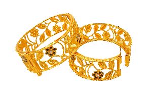 traditional gold plated bangle