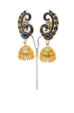 assamese traditional jewellery peacock design earring/asomiya gohona1118-20