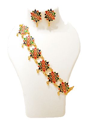 Assamese Traditional Jewellery Golpota Flower Design/asomiya gohona1148-50