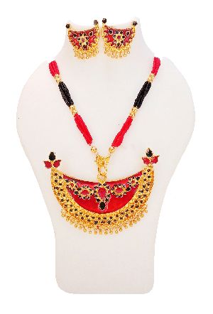 assamese traditional jewellery junbiri set/asomiya gohona1218-21