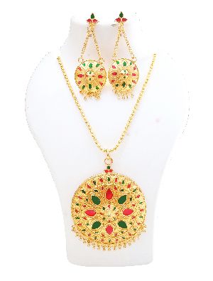 assamese traditional jewellery japi set/asomiya gohona1407-10