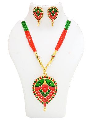 assamese traditional jewellery dugdugi set/asomiya gohona1594-98
