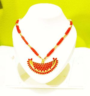 Assamese Traditional Jewellery Junbiri Set/asomiya gohona607-11