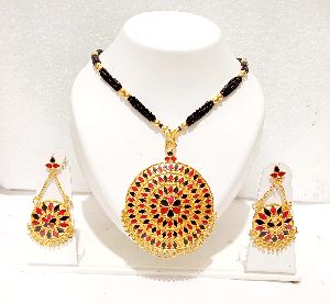 assamese traditional jewellery japi set/asomiya gohona629-32