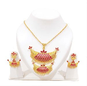 assamese traditional jewellery jun design set/asomiya gohona799-04