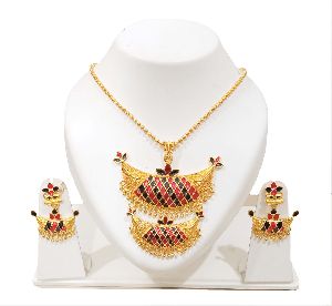 assamese traditional jewellery jun design set/asomiya gohona799-04