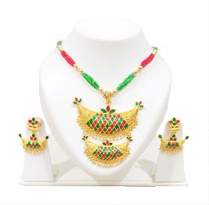 assamese traditional jewellery jun design set/asomiya gohona799-04