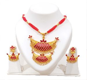 assamese traditional jewellery jun design set/asomiya gohona799-04