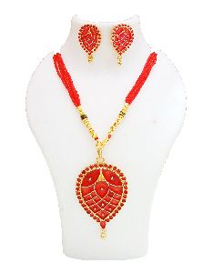 assamese traditional jewellery dugdugi set/asomiya gohona1594-98