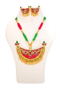 assamese traditional jewellery junbiri set/asomiya gohona1218-21