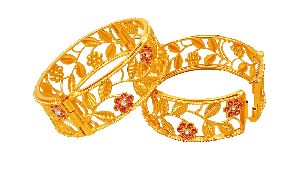 traditional gold plated bangle