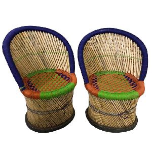 Handicraft Cane Bamboo chairs for outdoor/indoor