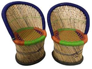 Handicraft Cane Bamboo chairs for outdoor/indoor