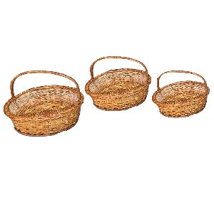 Round Cane Storage Basket