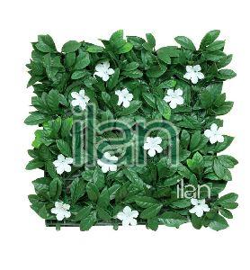 50x50 Cm White Floret Artificial Green Wall