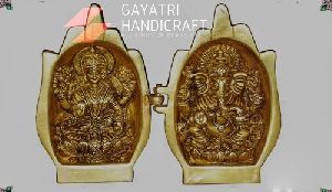 Brass Laxmi Ganesh God Idol