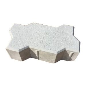 Zig Zag Cement Paver Block