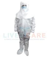 Coverall with Separate Hood and Face Covering