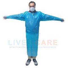 Plastic Isolation Gown (PE Gown) with Thumbhole