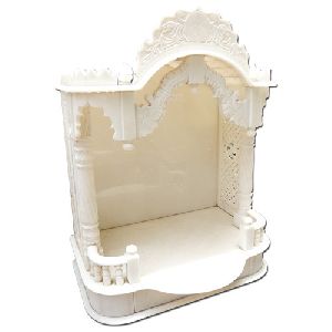 Indian White Handcrafted Marble Stone Temples